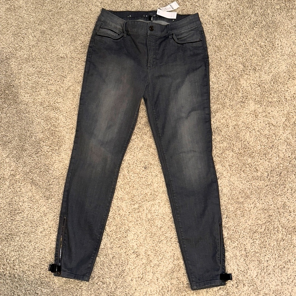 White House black market black washed jeans